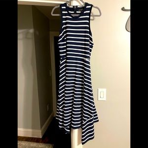Banana Republic stripped jersey knit dress